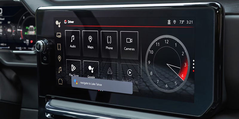 Interior tech features of GMC Sierra 1500