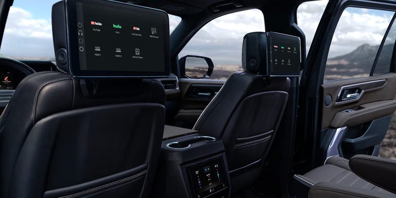 GMC Yukon large touchscreen infotainment